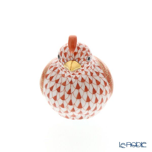 ヘレンド人形 VHM 05519-0-00 トリ（カンムリウズラ） レッド 6cm