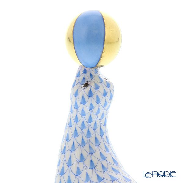 ヘレンド人形 VHBM 05543-0-00 アシカ ブルー 8cm