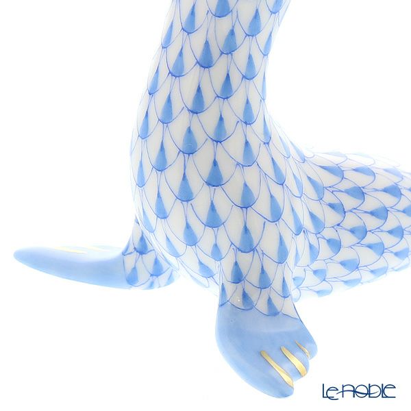 ヘレンド人形 VHBM 05543-0-00 アシカ ブルー 8cm