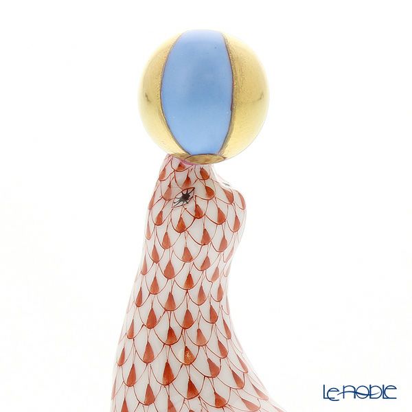 ヘレンド人形 VH 05543-0-00 アシカ レッド 8cm