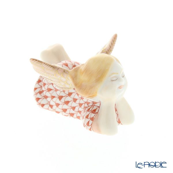 ヘレンド人形 VHM 05549-0-00 ライイングエンジェル レッド 4.5cm