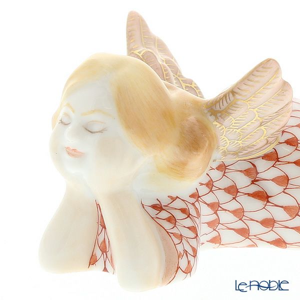 ヘレンド人形 VHM 05549-0-00 ライイングエンジェル レッド 4.5cm