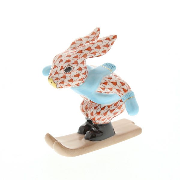 ヘレンド人形 VH 05564-0-00 ウサギ（スキー） 7.5cm