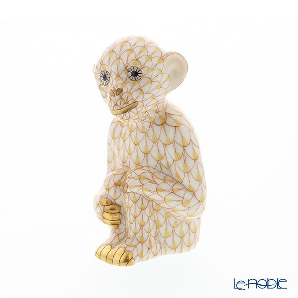 ヘレンド ファンタジー VHJ 05637-0-00 サル イエロー