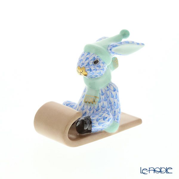 ヘレンド人形 VHB 05638-0-00 ウサギ（ソリ） 6.5cm