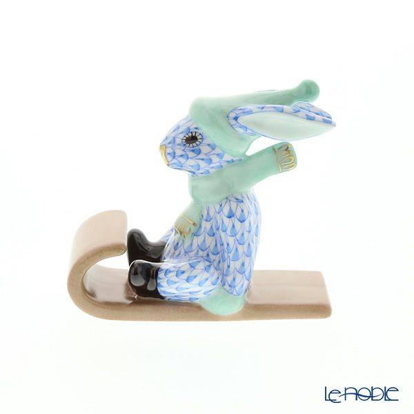 ヘレンド人形 VHB 05638-0-00 ウサギ（ソリ） 6.5cm