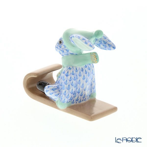 ヘレンド人形 VHB 05638-0-00 ウサギ（ソリ） 6.5cm