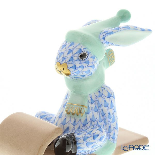 ヘレンド人形 VHB 05638-0-00 ウサギ（ソリ） 6.5cm