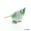 ヘレンド人形 VHVM 05639-0-00 トリ（エボシガラ） グリーン 6cm