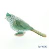ヘレンド人形 VHVM 05639-0-00 トリ（エボシガラ） グリーン 6cm