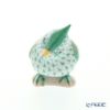 ヘレンド人形 VHVM 05639-0-00 トリ（エボシガラ） グリーン 6cm