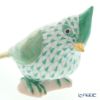 ヘレンド人形 VHVM 05639-0-00 トリ（エボシガラ） グリーン 6cm