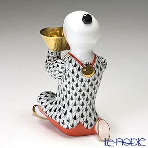 ヘレンド人形 05652-0-00 VHN オキュウジサン 12cm ブラック