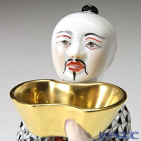 ヘレンド人形 05652-0-00 VHN オキュウジサン 12cm ブラック