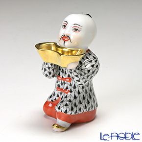 ヘレンド人形 05653-0-00 VHN オキュウジサン 7cm ブラック