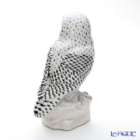 ヘレンド VHSP44 05688-0-00 スノウィーオウル 24cm