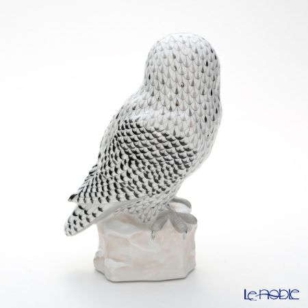 ヘレンド VHSP44 05688-0-00 スノウィーオウル 24cm