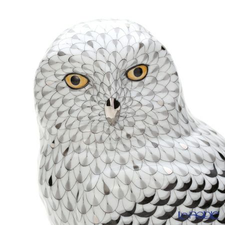 ヘレンド VHSP44 05688-0-00 スノウィーオウル 24cm