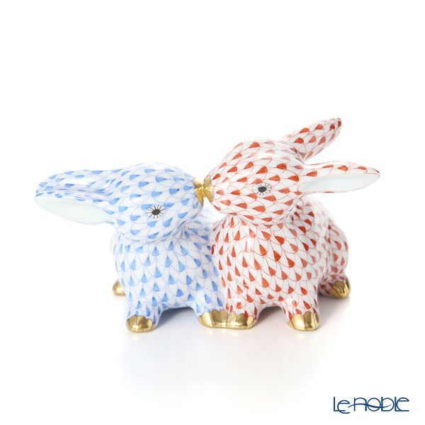 ヘレンド人形 05731-0-00 VH+VHB キッシングバニー