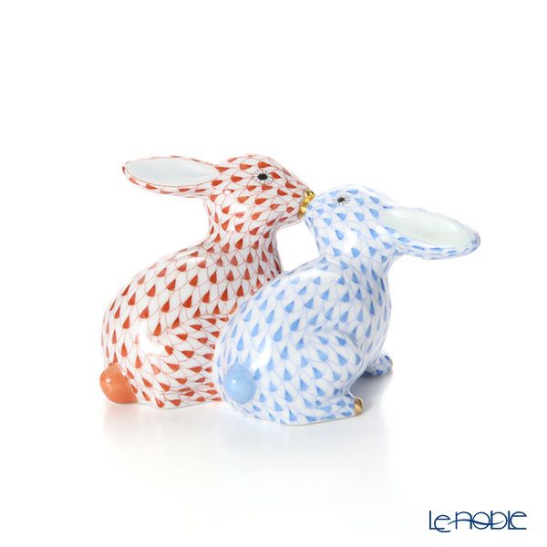 ヘレンド人形 05731-0-00 VH+VHB キッシングバニー