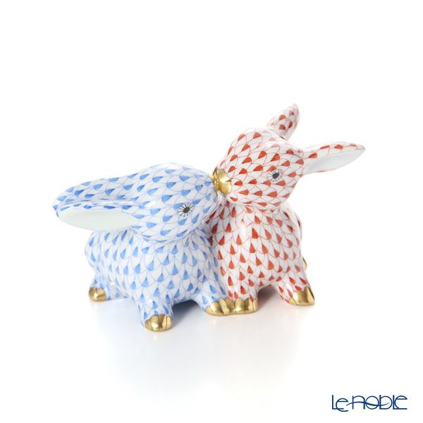 ヘレンド人形 05731-0-00 VH+VHB キッシングバニー