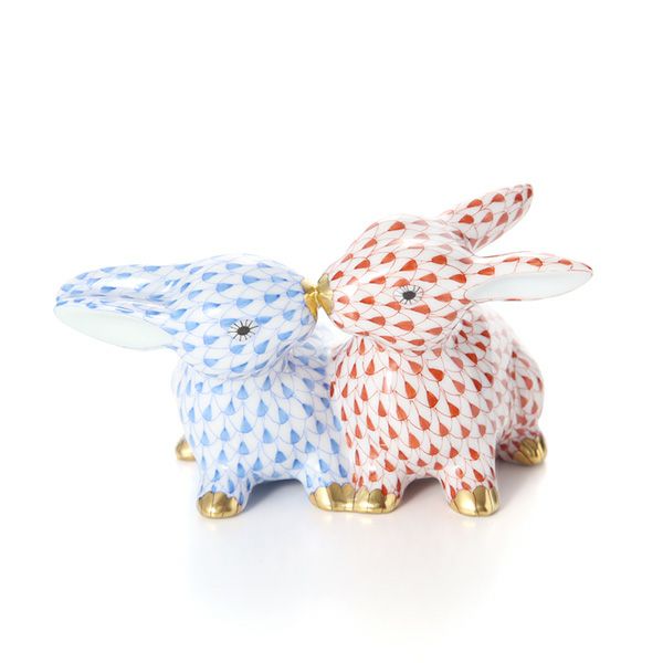 ヘレンド人形 05731-0-00 VH+VHB キッシングバニー