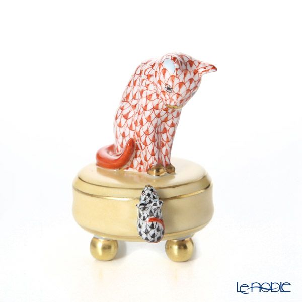 ヘレンド人形 05867-0-00 VH+VHN ネズミとネコ