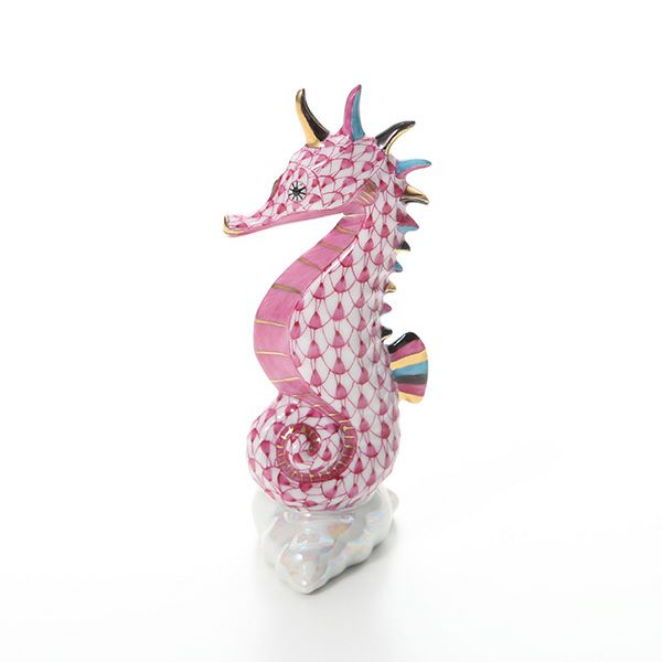 ヘレンド人形 15325-0-00 VHP タツノオトシゴ ピンク