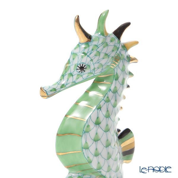 ヘレンド人形 15325-0-00 VHV2 タツノオトシゴ グリーン