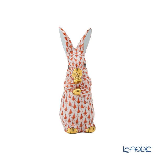 ヘレンド人形 VH スタンディングバニー オレンジ 9cm 15338-0-00