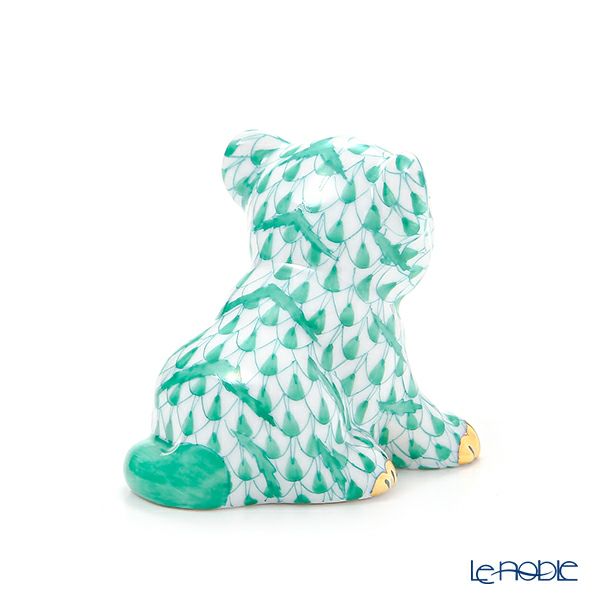 ヘレンド人形 VHV ミニタイガー 4.5cm グリーン 15351-0-00