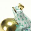 ヘレンド人形 15369-0-00 VHV カエルの王様 4cm グリーン
