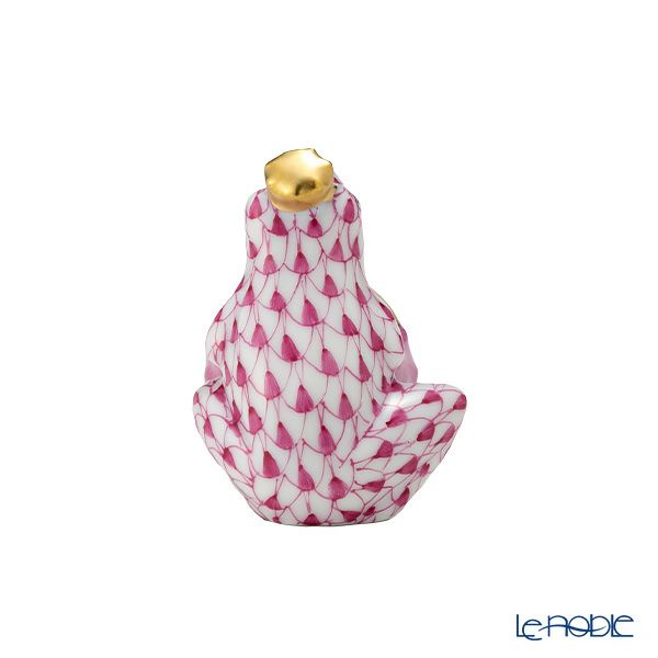 ヘレンド人形 15369-0-00 VHP カエルの王様 4cm ピンク