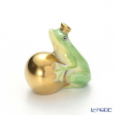 ヘレンド人形 C 15369-0-03 カエルの王様 4cm