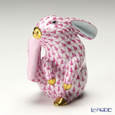 ヘレンド人形 15387-0-00 VHP ミミカキウサギ