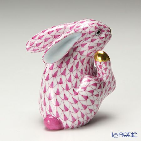 ヘレンド人形 15387-0-00 VHP ミミカキウサギ