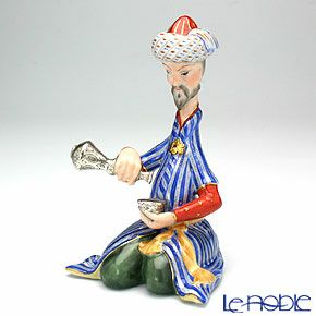 ヘレンド人形 15404-0-00 ペルシアン 注ぐ人