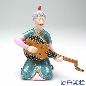 ヘレンド人形 15407-0-00 ペルシアン 奏でる人