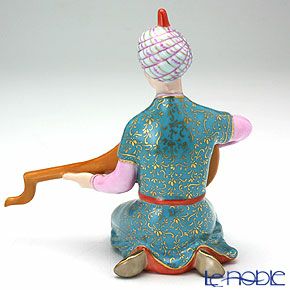 ヘレンド人形 15407-0-00 ペルシアン 奏でる人