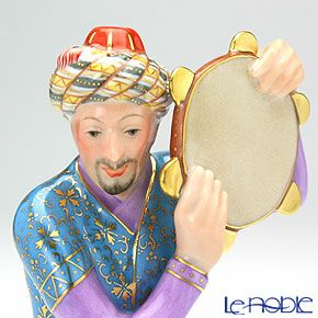 ヘレンド人形 15408-0-00 ペルシアン タンバリン