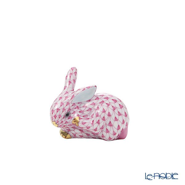 ヘレンド人形 VHP ヒッカキバニー ピンク 4cm 15582-0-00