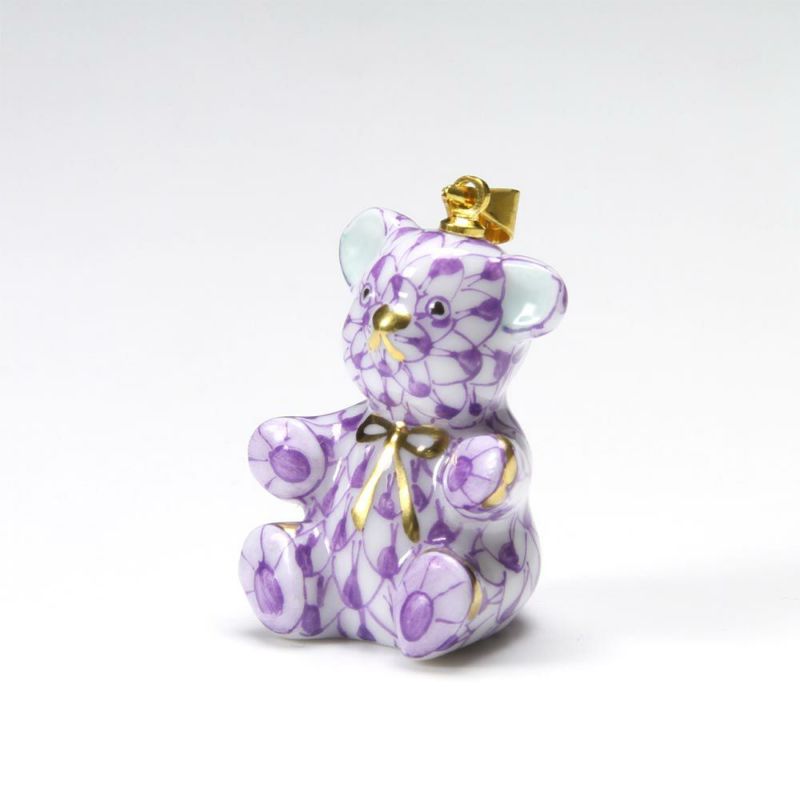 ヘレンド ペンダントトップ VHL 15639-0-47 テディ 2.8cm ライラック