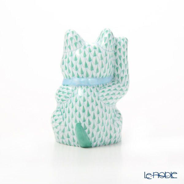 ヘレンド人形 VHV+VRHS 15678-0-00 招き猫 ウィーンのバラ