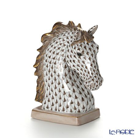 ヘレンド人形 15715-0-00 VHBR1 ホースヘッドスモール 13cm