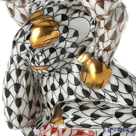 ヘレンド人形 15719-0-00 VHY-9 スリーワイズモンキーズ 13cm