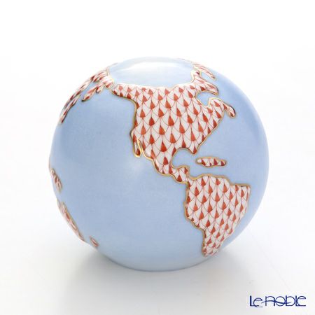 ヘレンド VH 15725-0-00 地球儀 8.5cm
