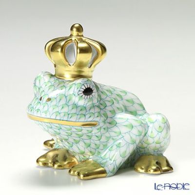 HEREND ヘレンド フィギュリン カエルのプリンス　ピンク ワンダーパーク ピンク] カエルのプリンス