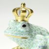ヘレンド ファンタジー VHV2 015817-0-91 カエルのプリンス 6.5cm グリーン
