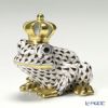 ヘレンド ファンタジー VHBR1 015817-0-91 カエルのプリンス 6.5cm ブラック