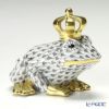 ヘレンド ファンタジー VHG 015817-0-91 カエルのプリンス 6.5cm グレー